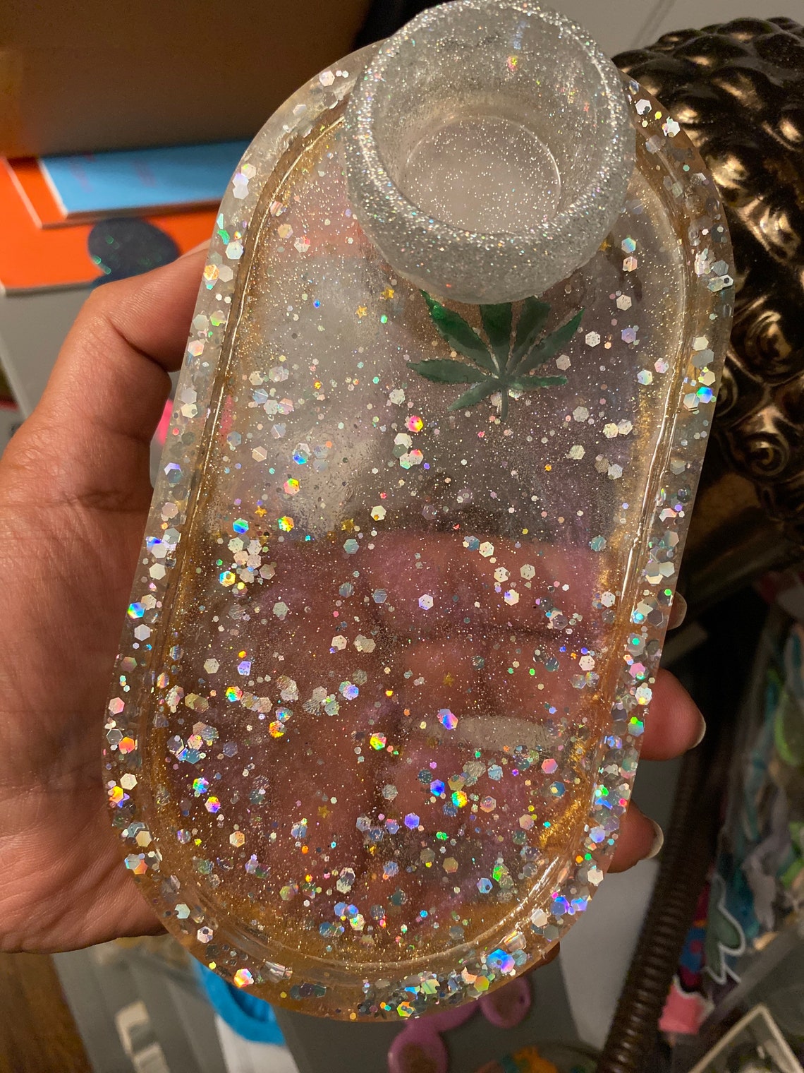 Resin Rolling Tray 420 goods cannabis tray canna four Etsy