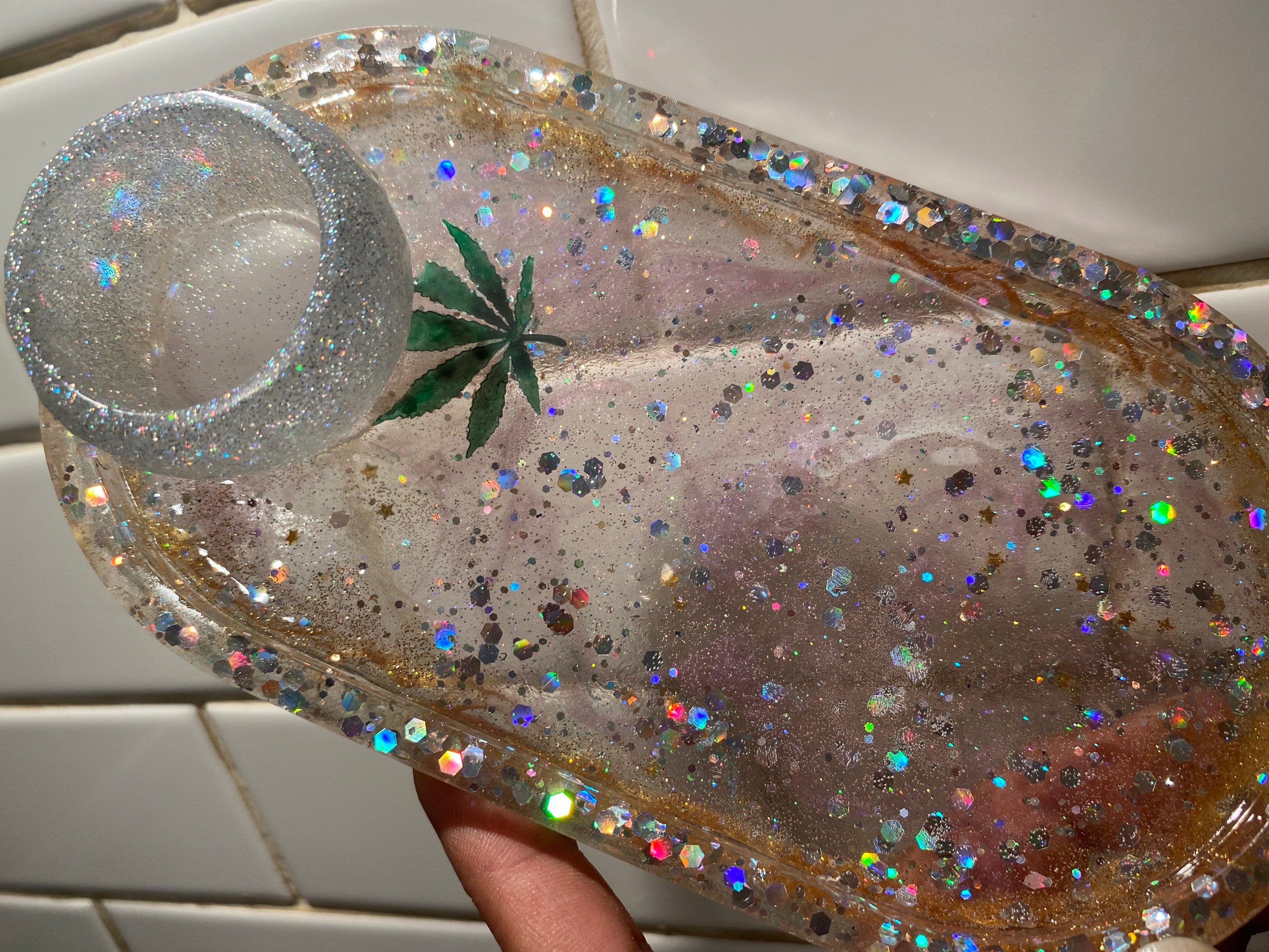 Resin Rolling Tray 420 goods cannabis tray canna four Etsy