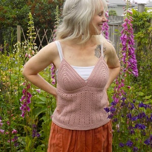 Crochet Pattern : Ariadne Camisole, Customizable to Fit Any Size