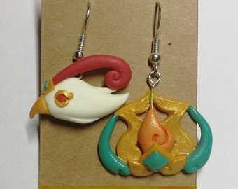 only commission! Nami inspired fanart LOL earrings