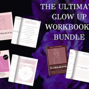 The Ultimate Glow Up Printable Workbook Bundle | Glow Up Journal | Glow Up Planner | Glow Up | Glow Up Checklist | Glow Up Workbook