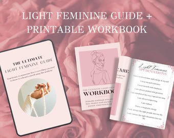 Light Feminine Guide & Printable Workbook Bundle