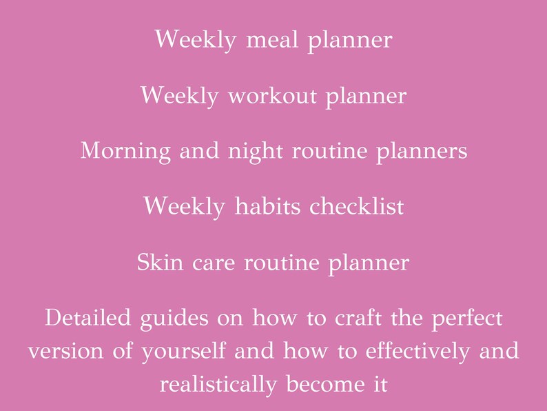 Glow up Guide Printable Workbook | Self-care Journal (A4 Format) - Etsy