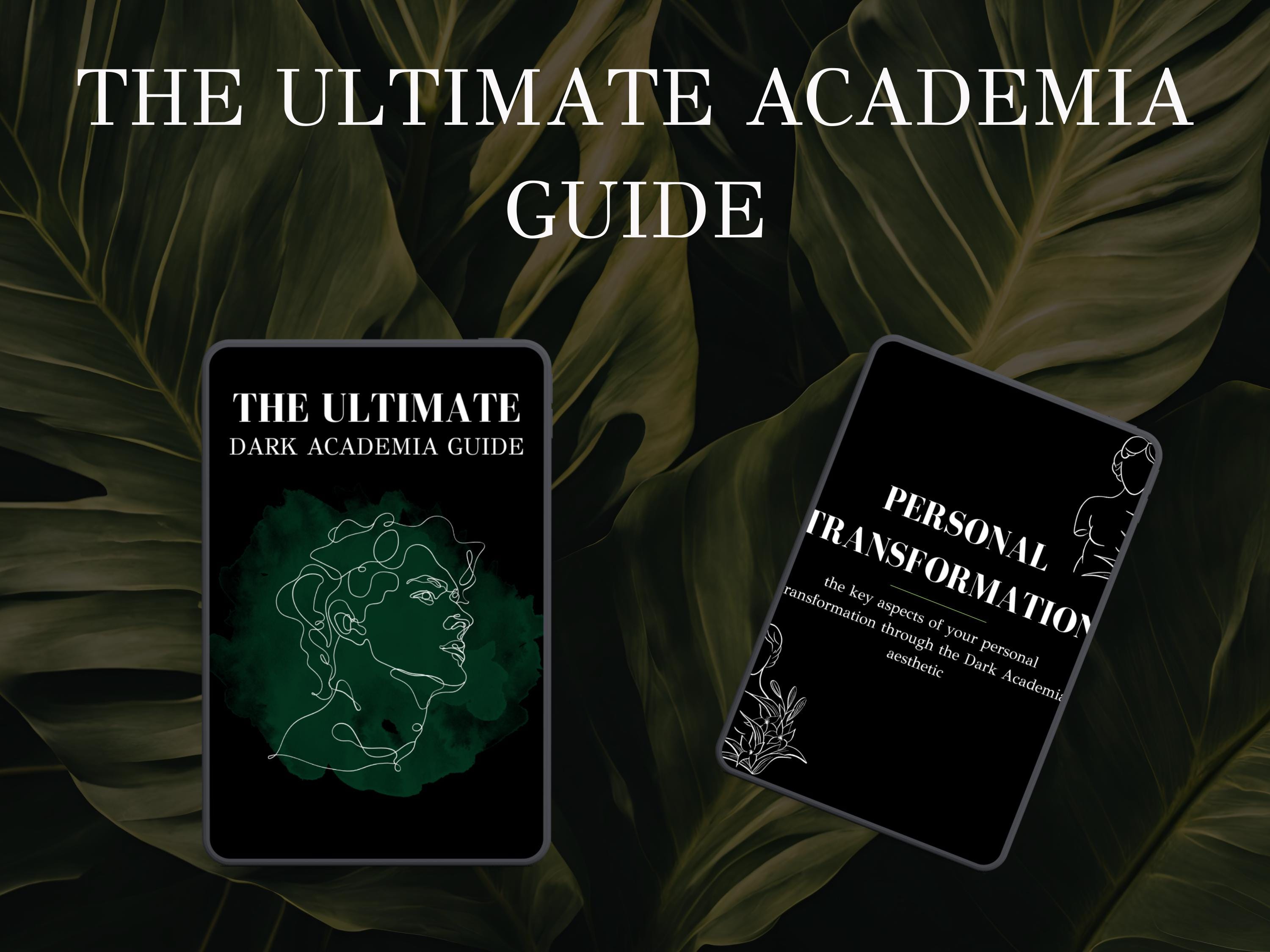 Dark Academia Lifestyle Guide | Interactive Ebook (PDF) - Etsy