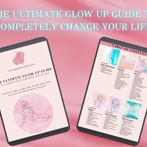 The Ultimate Glow Up Guide To Completely Change Your Life | That Girl Guide | That Girl ebook | Glow Up ebook | Glow Up Guide| Self-Help