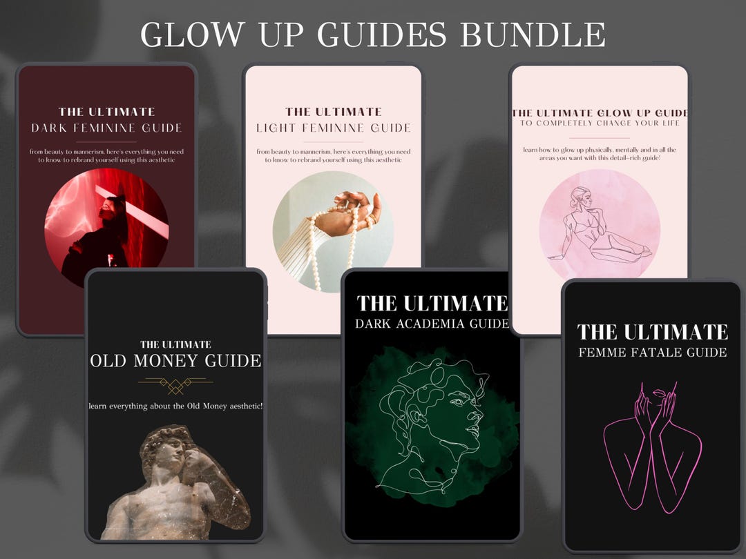 The Ultimate Glow up Bundle | Glow up Guide | Dark Feminine | Light ...