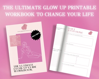 La guida definitiva al Glow Up Cartella di lavoro stampabile / Cartella di lavoro Glow Up / Lista di controllo stampabile al Glow Up / Libro stampabile / Come diventare quella ragazza