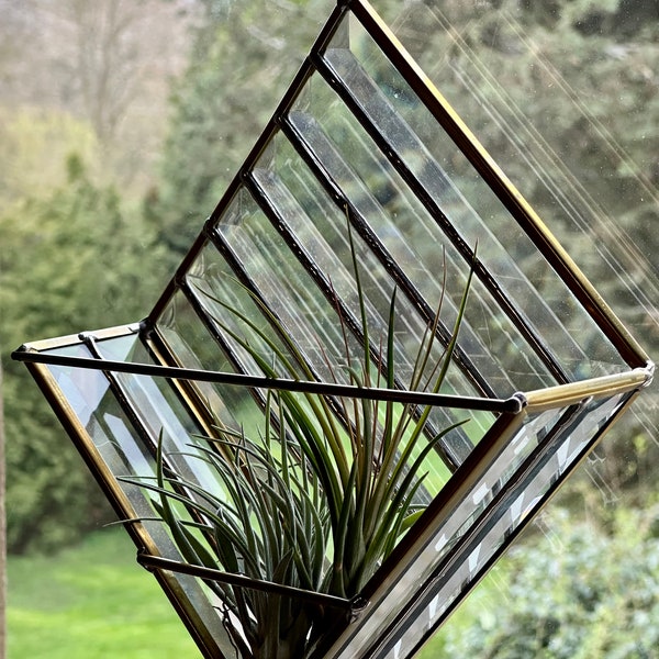 Stained Glass Plant Holder Etsy
