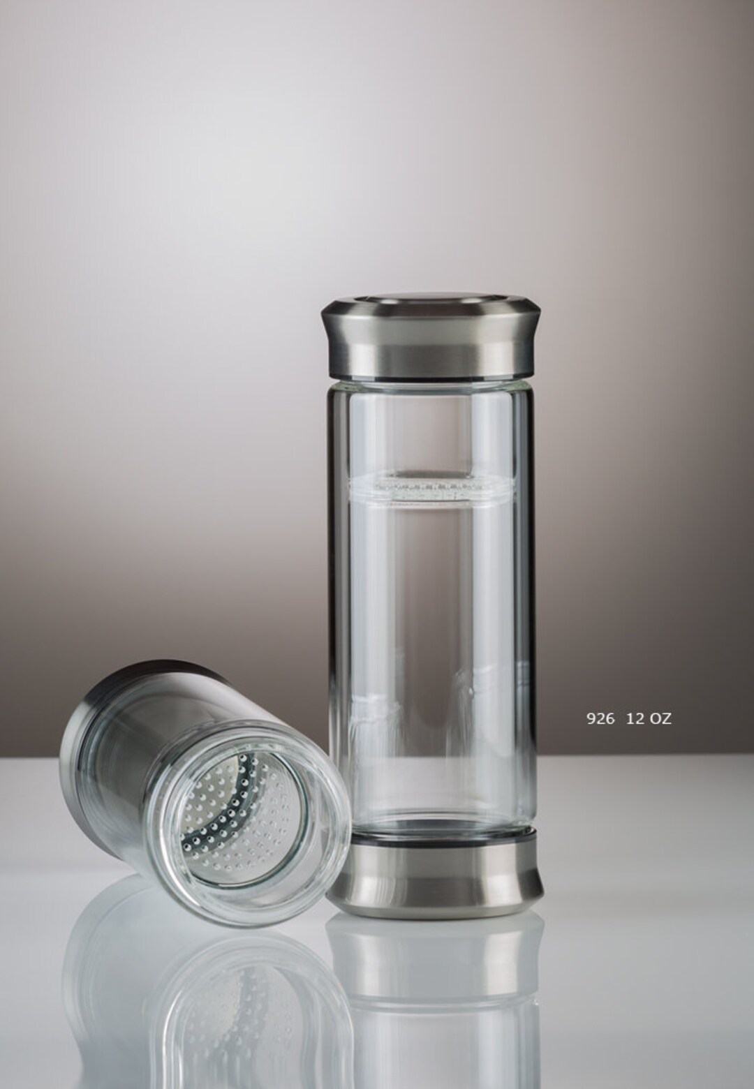 Travel Glass Mug Tea Infuser Reusable Tea Travel Mug Infuser Loose Leaf