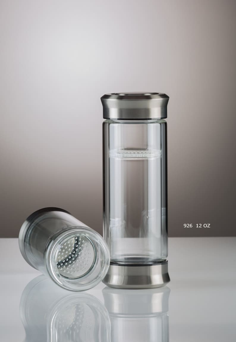 Travel Glass Mug Tea Infuser Reusable Tea Travel Mug Infuser Etsy