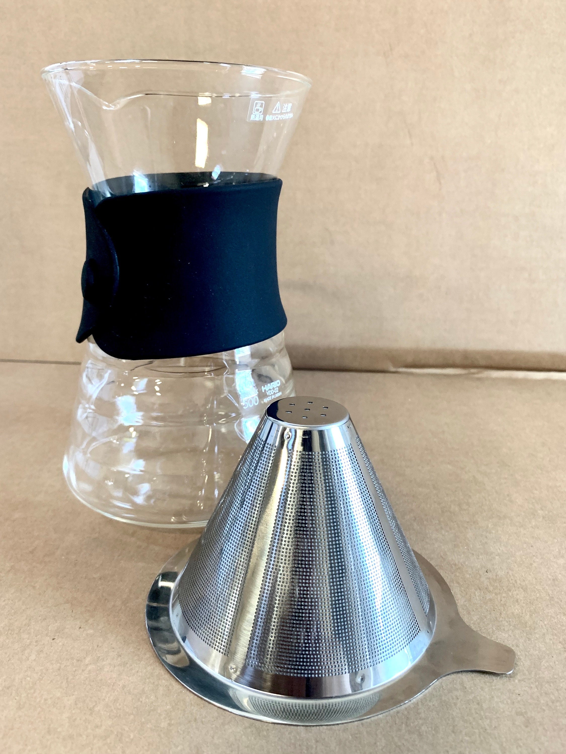 Hario Pour Over Coffee Glass Coffee Maker Brewer Set Etsy