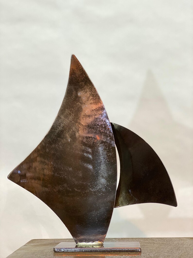 Modern Art Small Sail Interior Sculpture Art Home Decor / Etsy