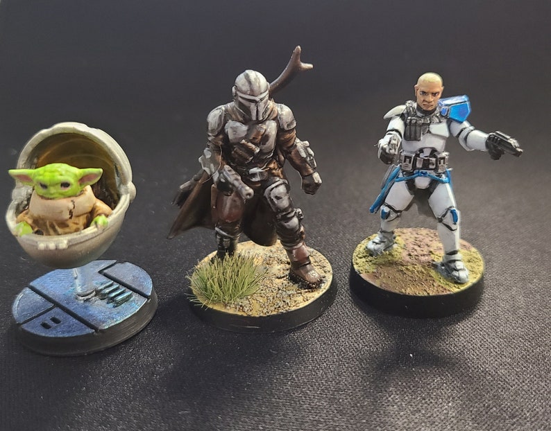 Din Djarin Mandalorian Star Wars Legion Star Wars Legion Etsy UK