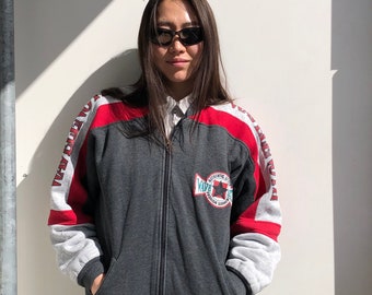 Vintage college jacket bomber 90s outerwear Size M-L