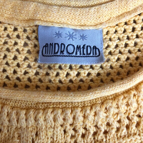 Vintage crochet top vintage knit top summer top c… - image 4