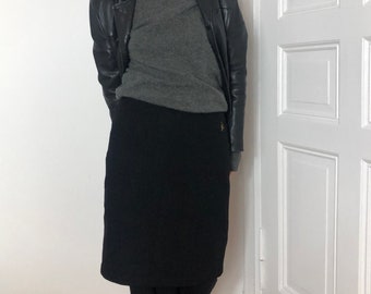 Vintage Roccobarocco wool skirt size M-L