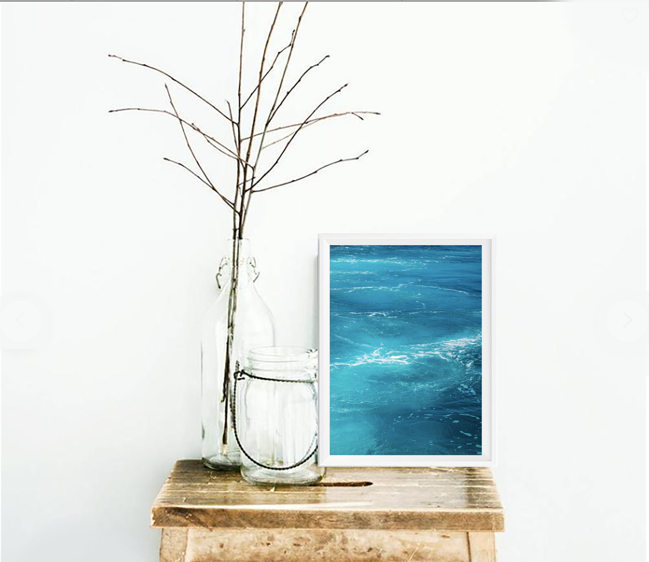 Ocean Wall Art Prints Nature Print Ocean Print Modern Ocean Etsy