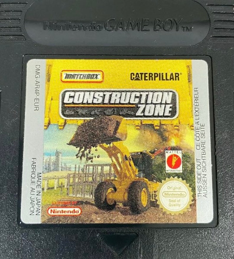 Matchbox Construction Zone Nintendo Game Boy Color Advance Etsy