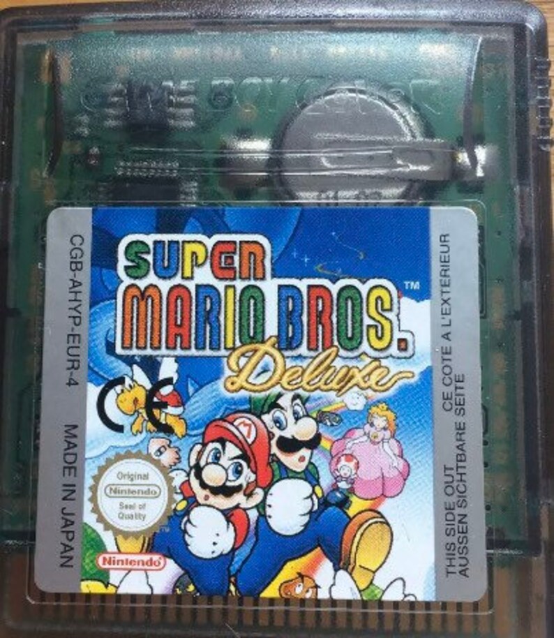 Super Mario Bros Deluxe Nintendo Gameboy Color Game - Etsy UK
