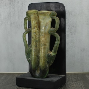 Roman Glass Balsamaria on Stand