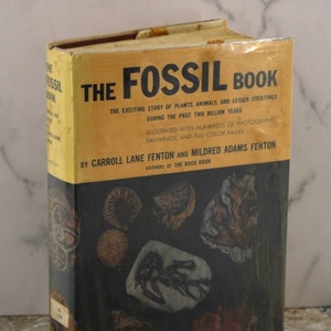 The Fossil Book by Carroll and Mildred Fenton, Science Book, Coffee Table Book