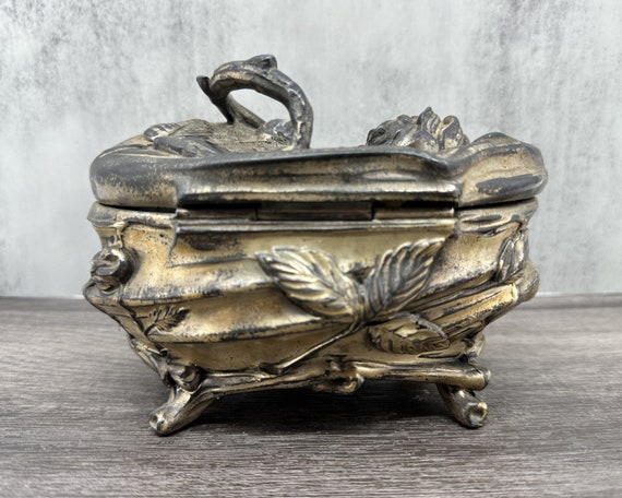 Jewelry Casket By N.B. Rogers, Brass # 943 - image 3