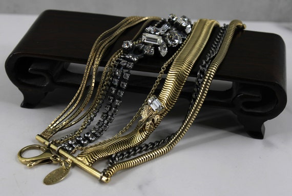 Iosselliani Italian Fashion Bracelet, Multi Stran… - image 5