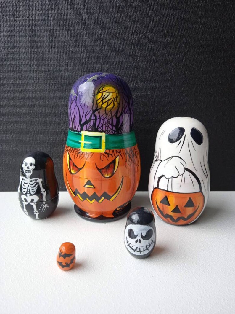 Halloween Decoration Indoor Halloween Decor Scary Wood Etsy