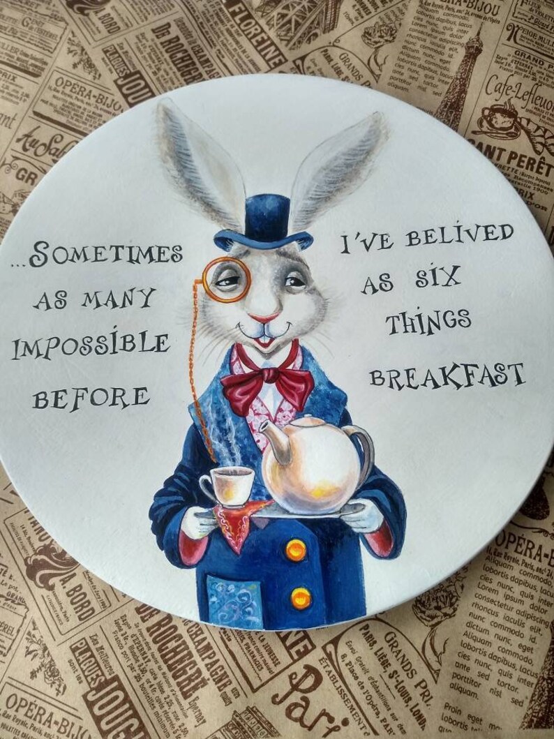 Phrase Lapin Alice Au Pays Des Merveilles