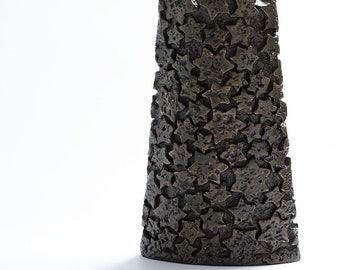 Large handmade cremation urn for adult or child made of bronze – ‘Eternity’ | Decorative urn | For inside & outside | Ash urn | 170 c.i.