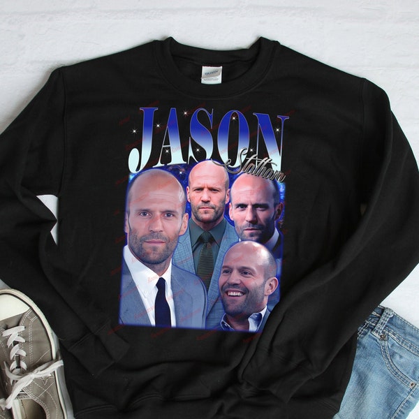 Limited Jason Statham Sweatshirt Vintage Homage Retro Hoodies 90s Jason Statham Sweaters Gift