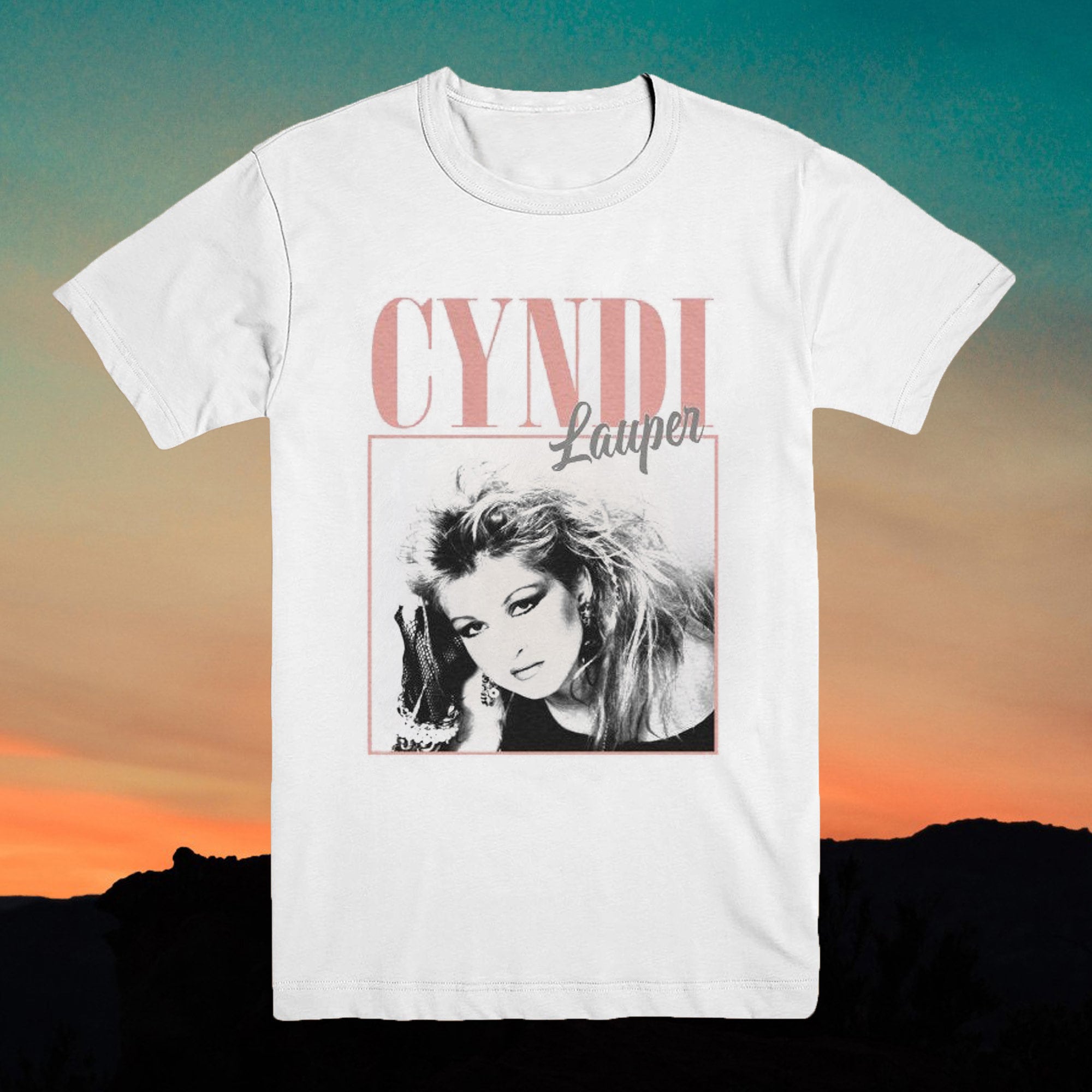 Cyndi Lauper Vintage T Shirt 90S Inspired DESIGN THROWBACK Etsy