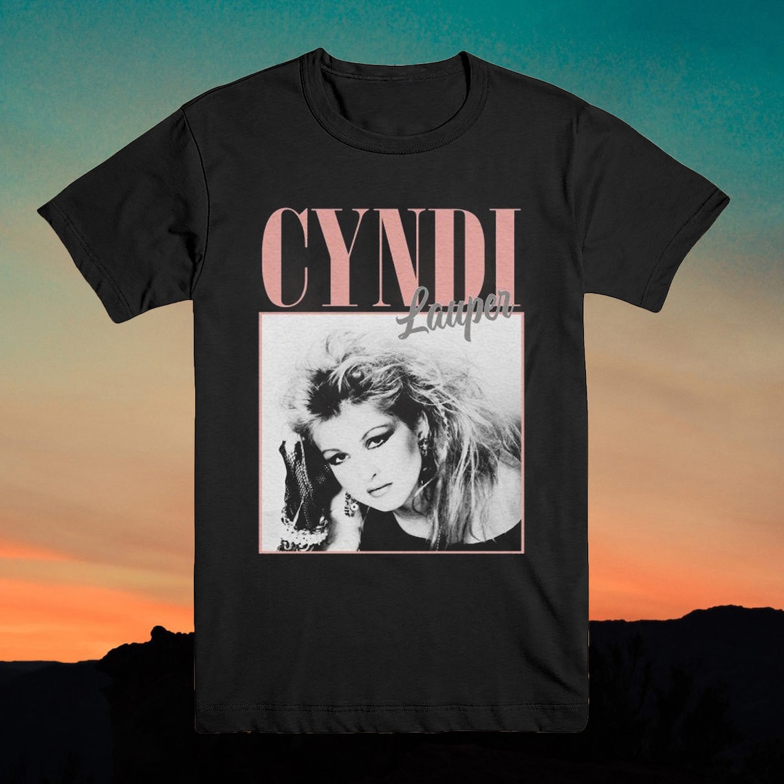 Cyndi Lauper Vintage T Shirt 90S Inspired DESIGN THROWBACK Etsy