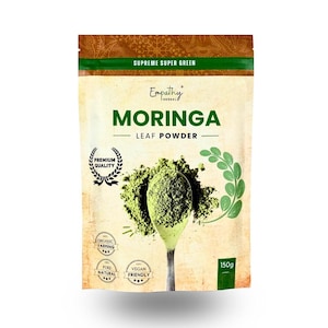 Organic Moringa Powder – Premium Quality, Mild Herbal Flavour | Moringa Oleifera Leaf Powder