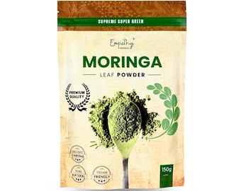Organic Moringa Powder – Premium Quality, Mild Herbal Flavour | Moringa Oleifera Leaf Powder