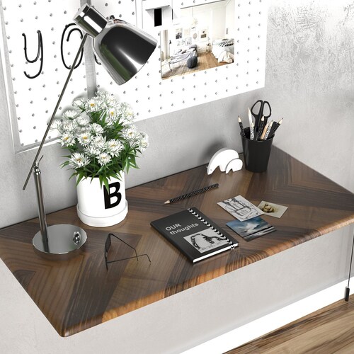 Wall Mounted Ladder Desk Etsy