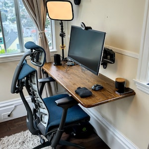 Space Saving Small Space Solution Murphy Desk Table Shelf Wall