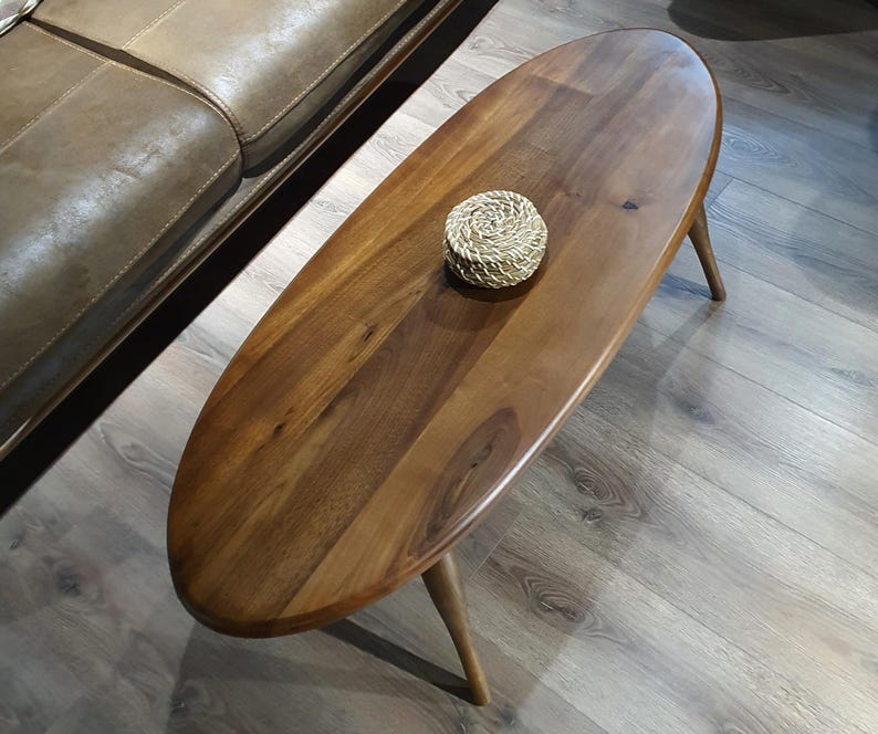 Coffee Table, Walnut Coffee Table, Oval Coffee Table, Ellipse Coffee Table, Coffee Table Walnut, Solid Walnut Coffee Table, Coffee Table Oval, Coffee Table Ellipse, Wood Coffee Table, Wooden Coffee Table, Ructic Coffee Table, Mid Century Coffee Table, Scandinavian Coffee Table