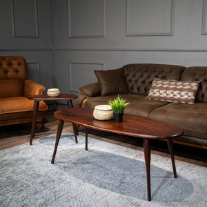 Coffee Table, Walnut Coffee Table, Oval Coffee Table, Ellipse Coffee Table, Coffee Table Walnut, Solid Walnut Coffee Table, Coffee Table Oval, Coffee Table Ellipse, Wood Coffee Table, Wooden Coffee Table, Ructic Coffee Table, Mid Century Coffee Table, Scandinavian Coffee Table
