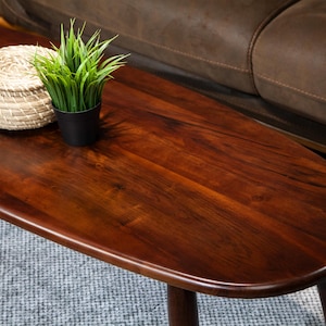 Coffee Table, Walnut Coffee Table, Oval Coffee Table, Ellipse Coffee Table, Coffee Table Walnut, Solid Walnut Coffee Table, Coffee Table Oval, Coffee Table Ellipse, Wood Coffee Table, Wooden Coffee Table, Ructic Coffee Table, Mid Century Coffee Table, Scandinavian Coffee Table