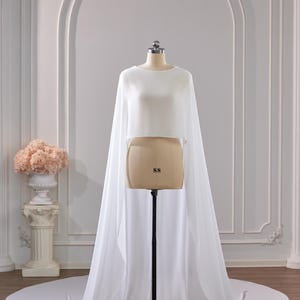 Cream Cape Dress - Etsy