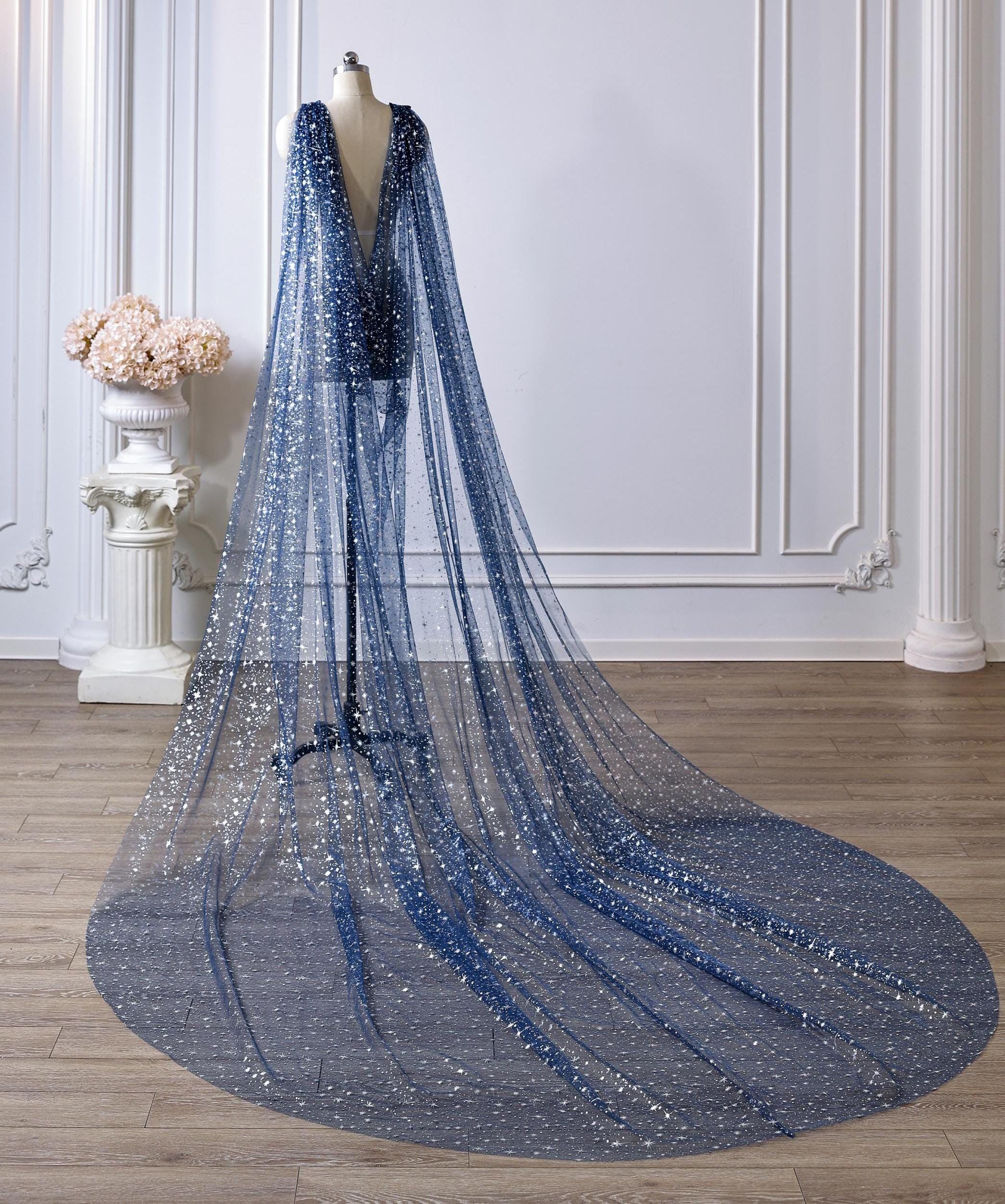 Dark Blue Dress With Stars