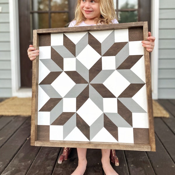 Custom large barn quilt