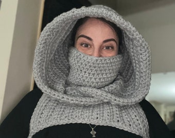 Matrixx Hood, Matrixx Hood seen on Instagram, hooded cowl, thick and warm cowl, winter gear, gift for her, best Christmas gift