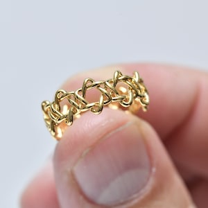 Gold Jewish Star Ring-Delicate Star Ring-Gold Ring-Stackable Ring-Jewish Ring-Spiritual Ring-Star of David Jewelry-Spiritual Gift-Gift