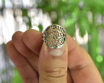 925 Sterling Silver Shema Israel Ring - Jewish Prayer Ring - Biblical Verse Jewelry from Israel - Spiritual Kabbalah Gift