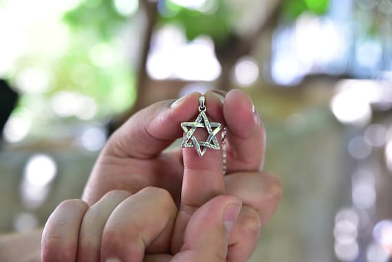 Jewish Star Necklace 925 Silver Necklace Necklace for Men Star