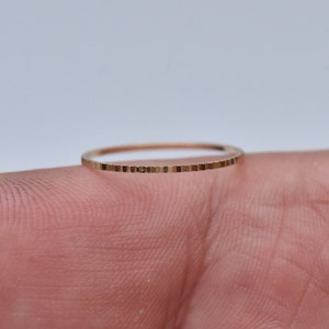 Simple Gold Ring-Minimalist Gold Ring-Super Sikini Gold Ring-Delicate Ring-Minimalist Jewelry-Gold-Filled Jewelry-Gift for Her