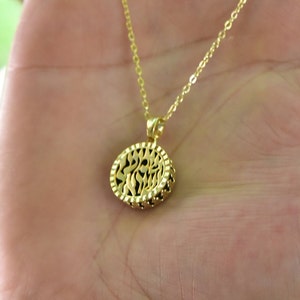 Shema necklace, Shema israel, 24K necklace filled with gold, Hebrew necklace, prayer necklace, Judaica jewelry, spiritual gift,gift for her