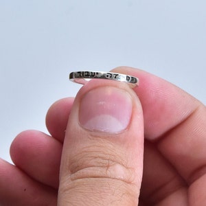 Gam Zeh Ya’avor Hebrew Engraved Ring–This Too Shall Pass Inspirational Jewelry,925 Sterling Silver Gift